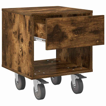 Nattbord Sengbord Røkt Eik 40,5 x 40 x 48 cm