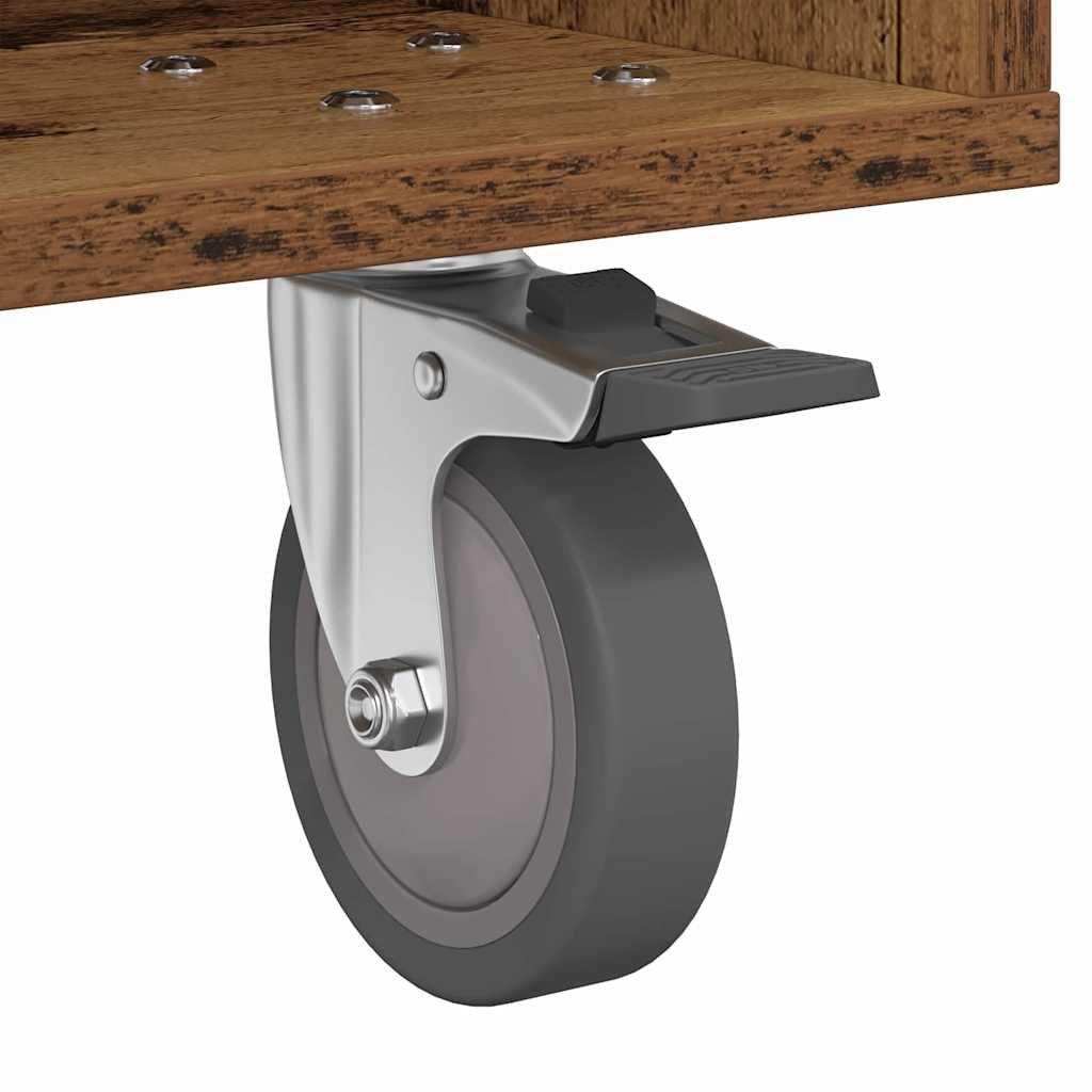 Nattbord Sengbord Gammelt Tre 40,5 x 40 x 48 cm