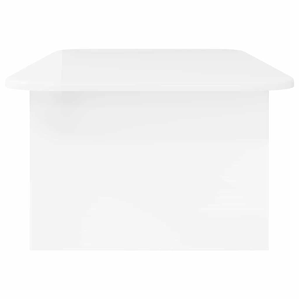 Salongbord Sofabord Høyglans Hvit 93 x 53 x 33 cm