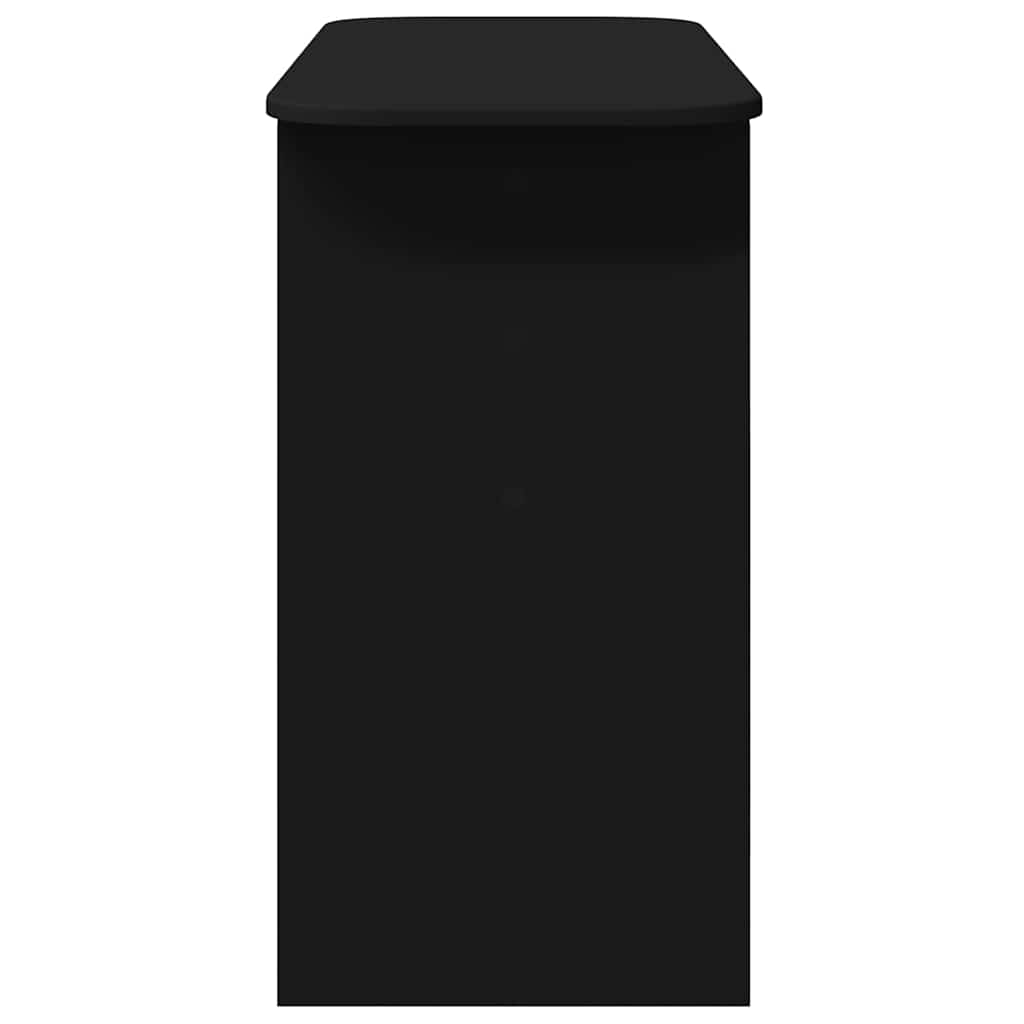 Avlastningsbord Konsollbord Svart 93 x 40 x 75 cm