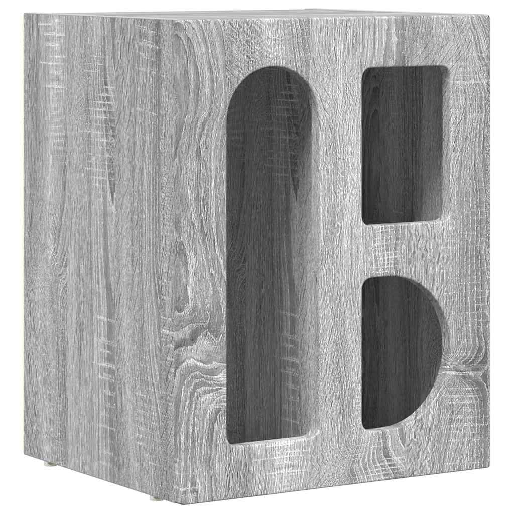 Nattbord Sengbord Sonoma Grå 40 x 35 x 50 cm