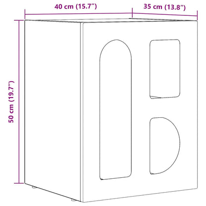 Nattbord Sengbord Gammelt Tre 40 x 35 x 50 cm