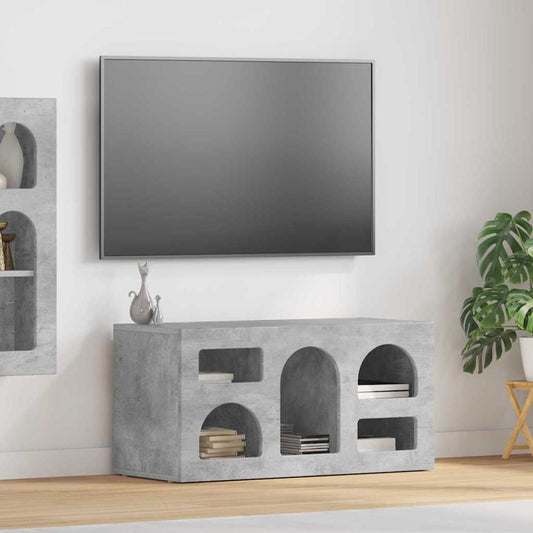 TV-Møbel Betonggrå TV-skap 80 x 35 x 40 cm