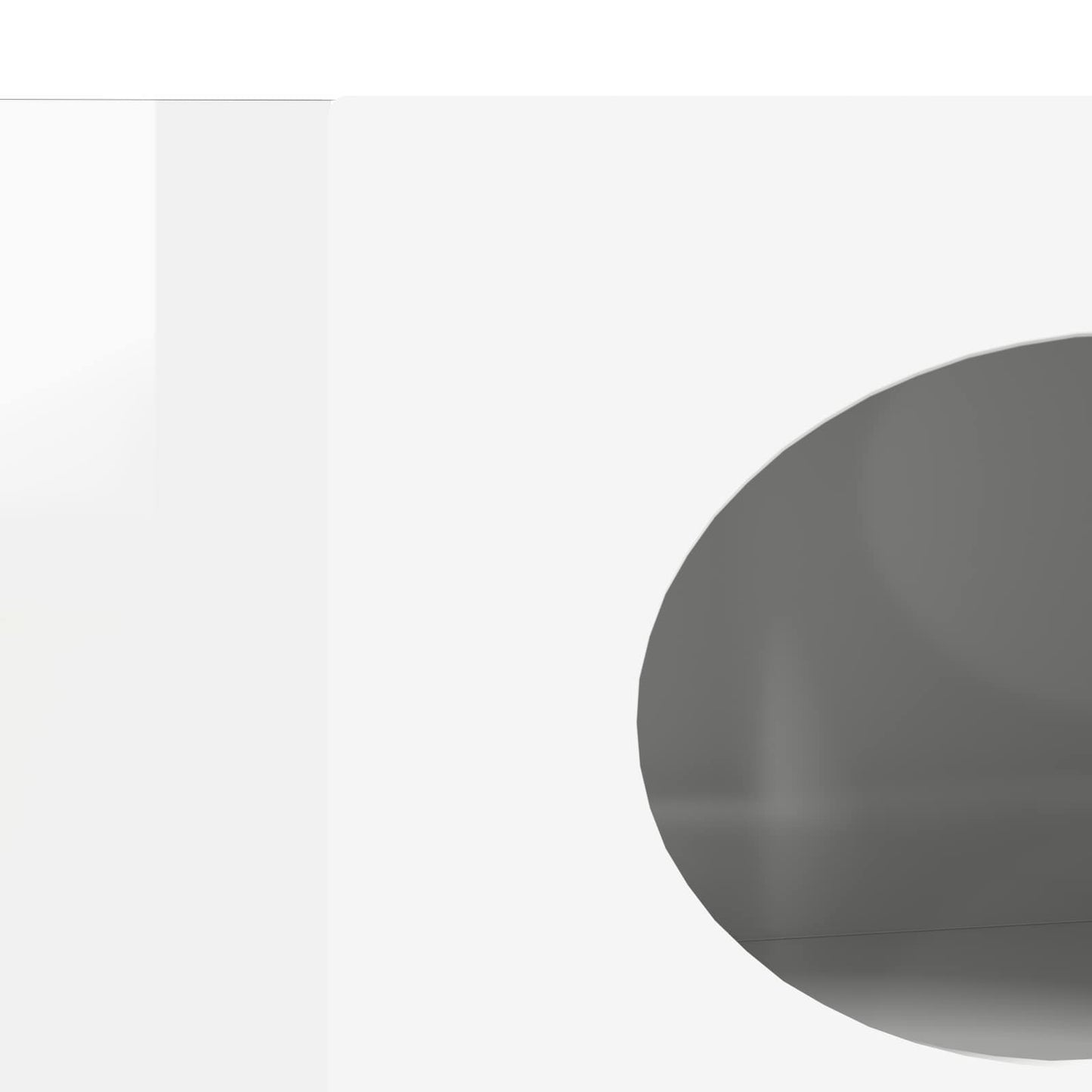 Skjenk Høyglans Hvit 40 x 35 x 100,5 cm