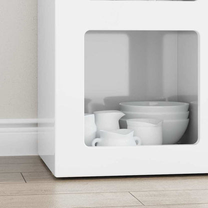 Skjenk Høyglans Hvit 59 x 35 x 80.5 cm