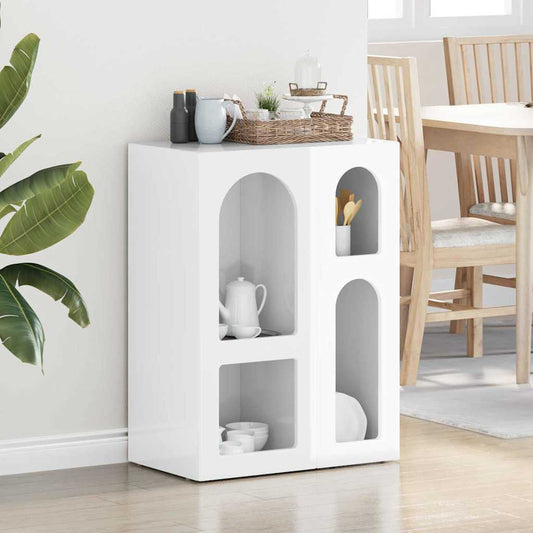 Skjenk Høyglans Hvit 59 x 35 x 80.5 cm