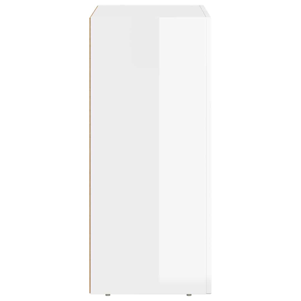 Skjenk Høyglans Hvit 59 x 35 x 80.5 cm