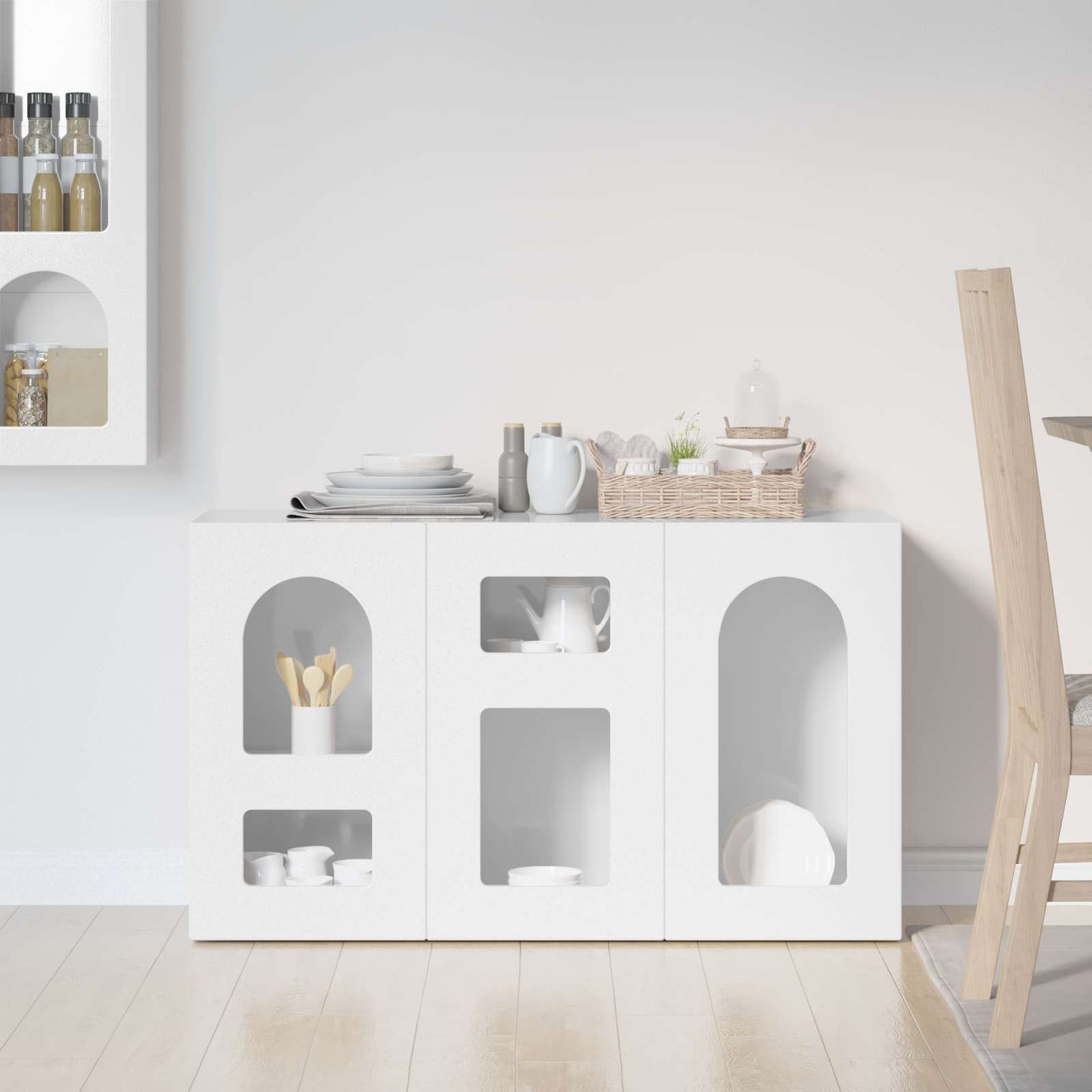 Skjenk Høyglans Hvit 100 x 35 x 59 cm