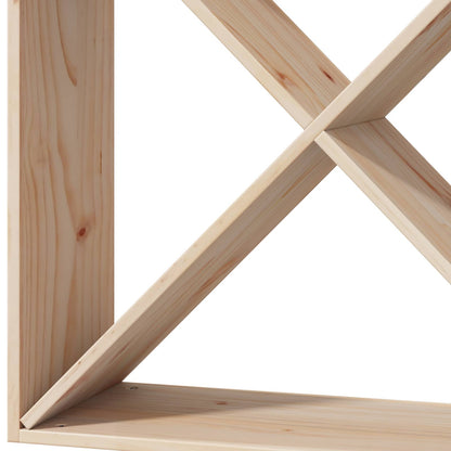 Vinhylle 2 pcs Naturlig 62 x 25 x 62 cm Massiv furu
