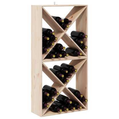 Vinhylle 2 pcs Naturlig 62 x 25 x 62 cm Massiv furu