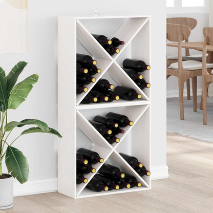 Vinhylle 2 pcs Hvit 62 x 25 x 62 cm Massiv furu