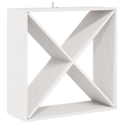 Vinhylle 2 pcs Hvit 62 x 25 x 62 cm Massiv furu