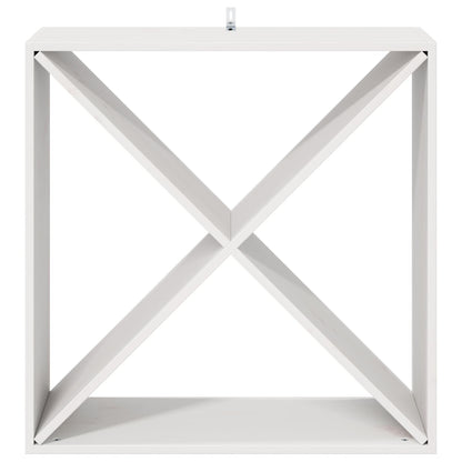 Vinhylle 2 pcs Hvit 62 x 25 x 62 cm Massiv furu