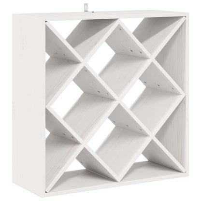 Vinhylle 2 pcs Hvit 62 x 25 x 62 cm Massiv furu