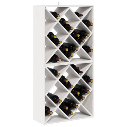 Vinhylle 2 pcs Hvit 62 x 25 x 62 cm Massiv furu