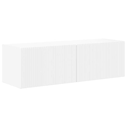 TV vegghyllesett Veggmontert 6 pcs Hvit