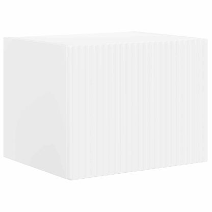 TV vegghyllesett Veggmontert 6 pcs Hvit