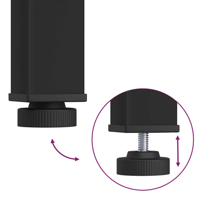 Salongbord Sofabord Sonoma Grå 100 x 100 x 45 cm