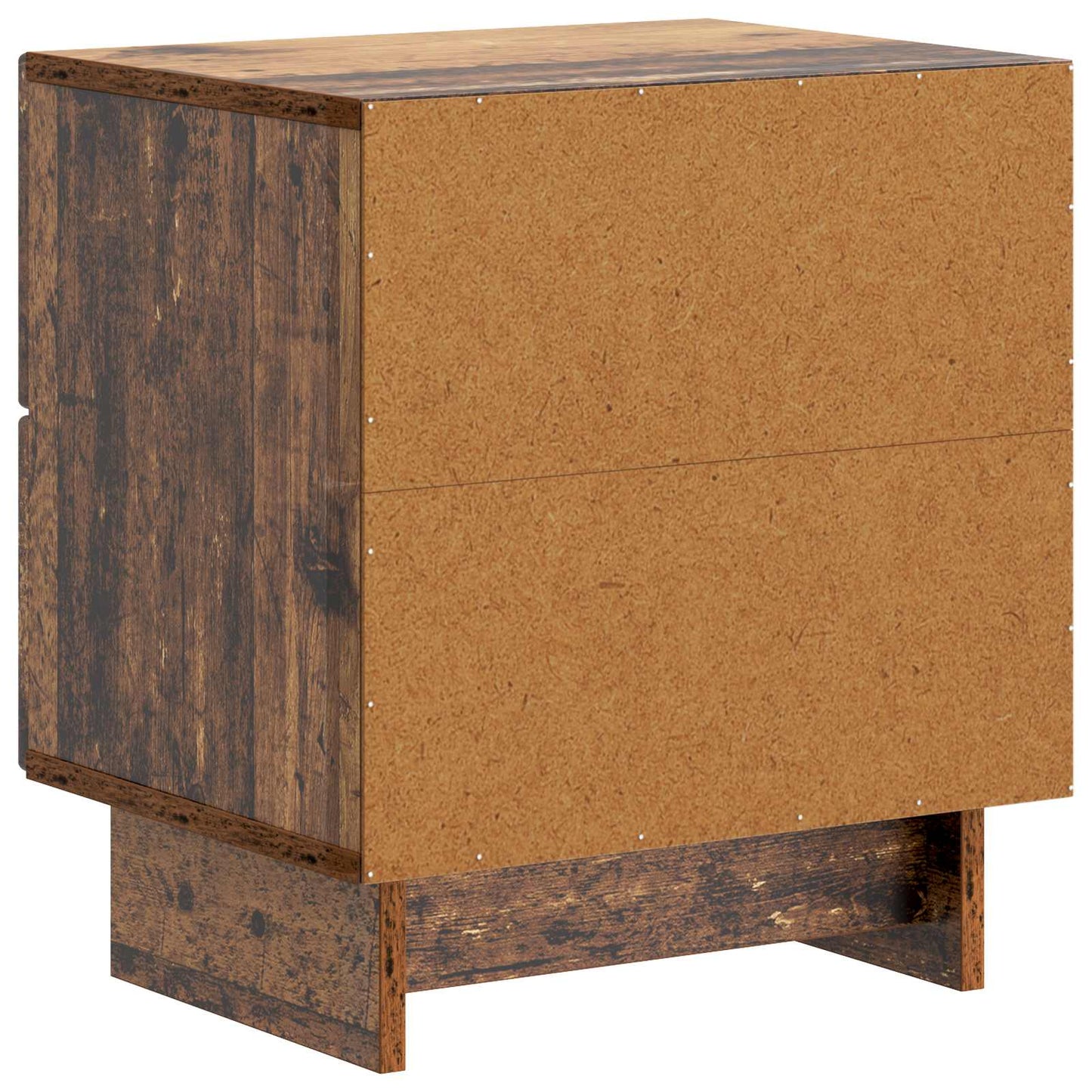 Nattbordskap med skuff 2 pcs Gammelt tre 43 x 34,5 x 47,5 cm
