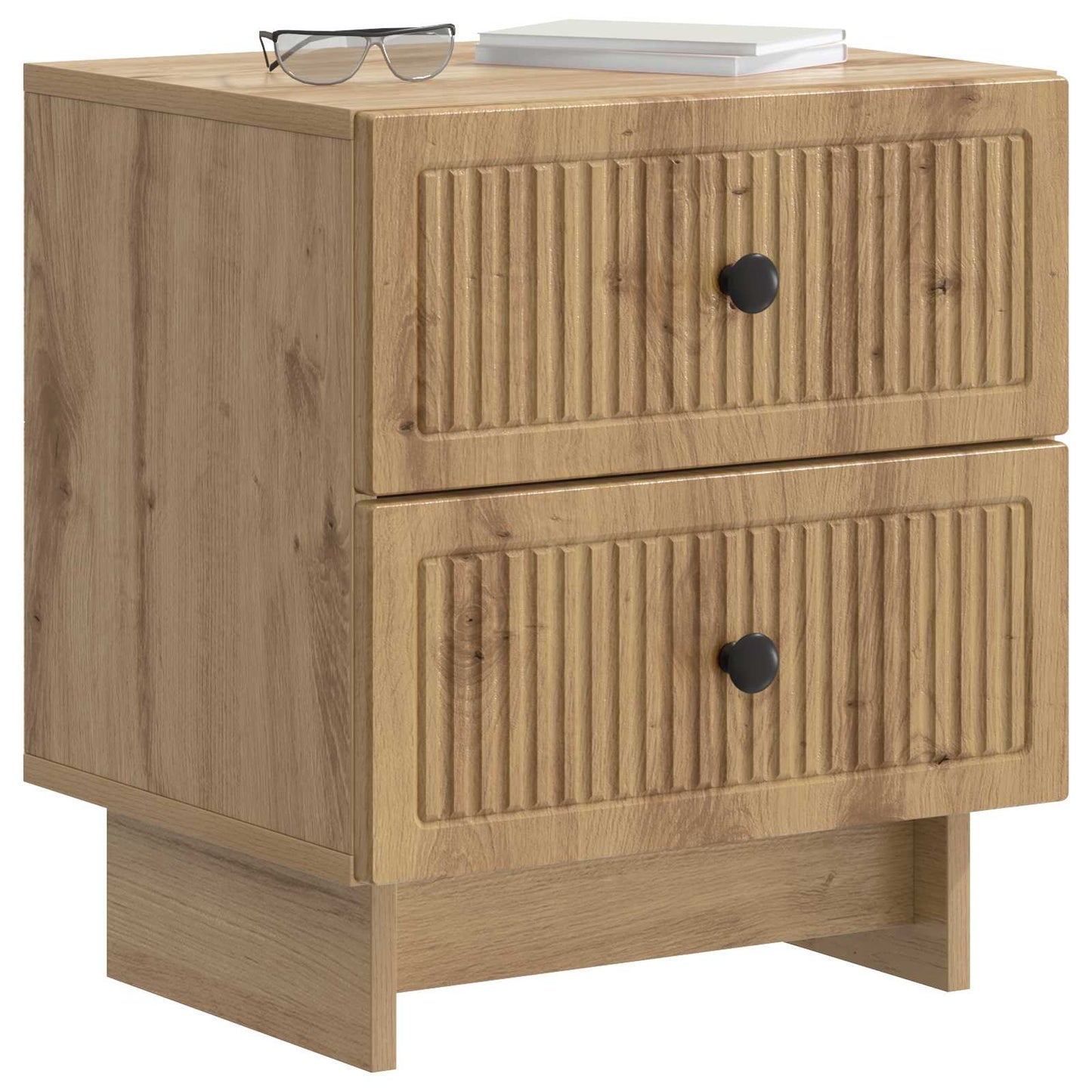 Nattbordskap Artisan eik 43 x 34,5 x 47,5 cm Konstruert tre