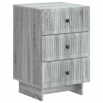 Nattbordskap Grå sonoma 43 x 41 x 66,5 cm Konstruert tre