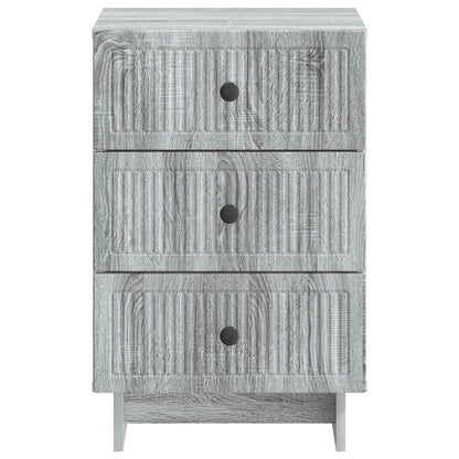 Nattbordskap Grå sonoma 43 x 41 x 66,5 cm Konstruert tre
