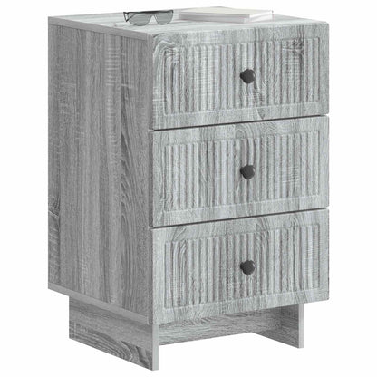 Nattbordskap Grå sonoma 43 x 41 x 66,5 cm Konstruert tre