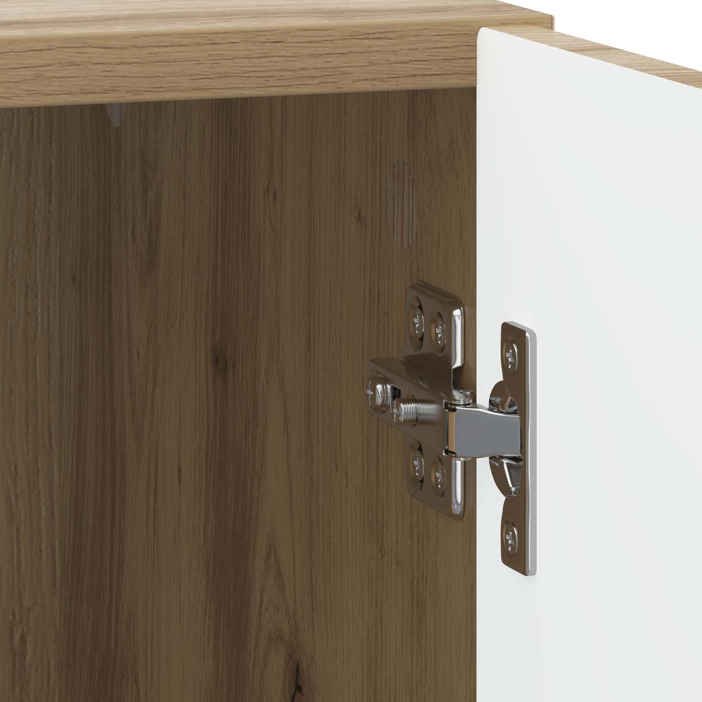 Nattbordskap 2 pcs Artisan eik 43 x 34,5 x 50 cm Konstruert tre