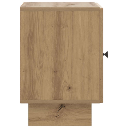 Nattbordskap 2 pcs Artisan eik 43 x 34,5 x 50 cm Konstruert tre
