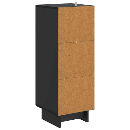 Kabinett Svart 33 x 34,5 x 90 cm Konstruert tre