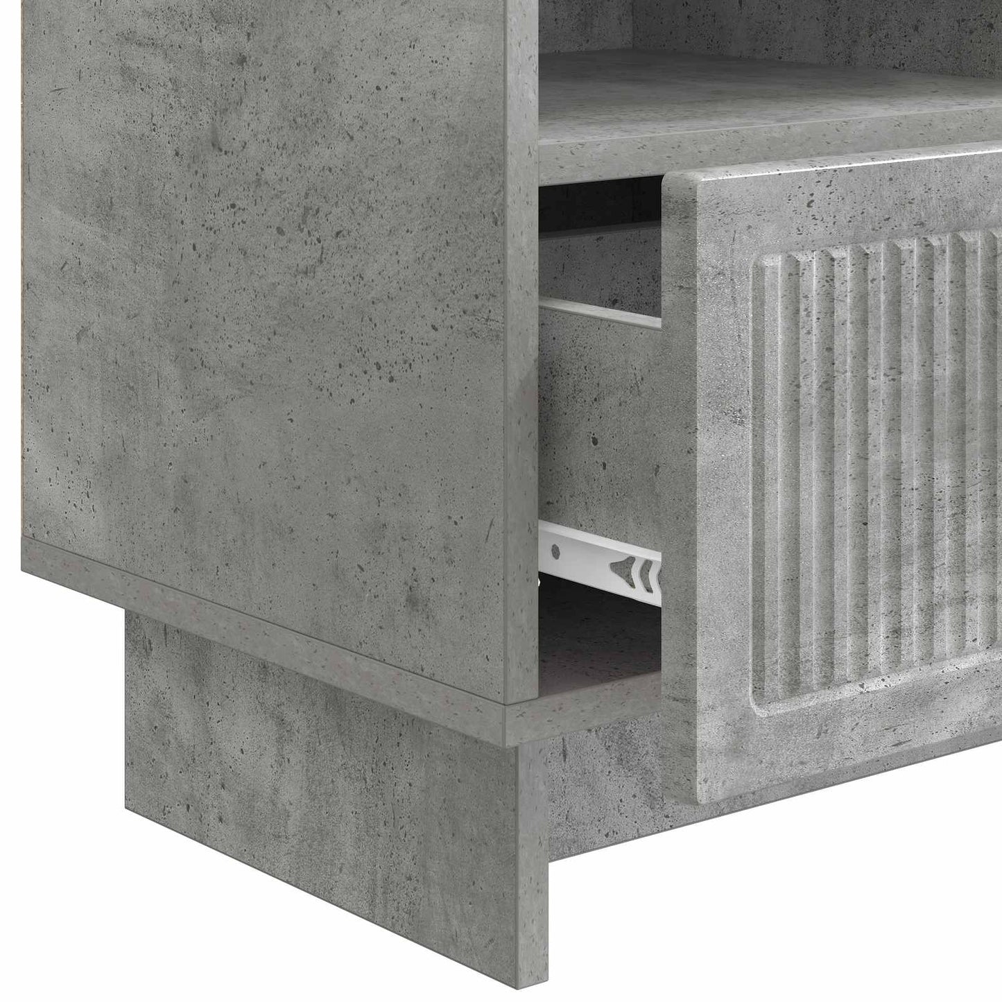 TV-Møbel Betonggrå TV-skap med skuff 102 x 34,5 x 50 cm