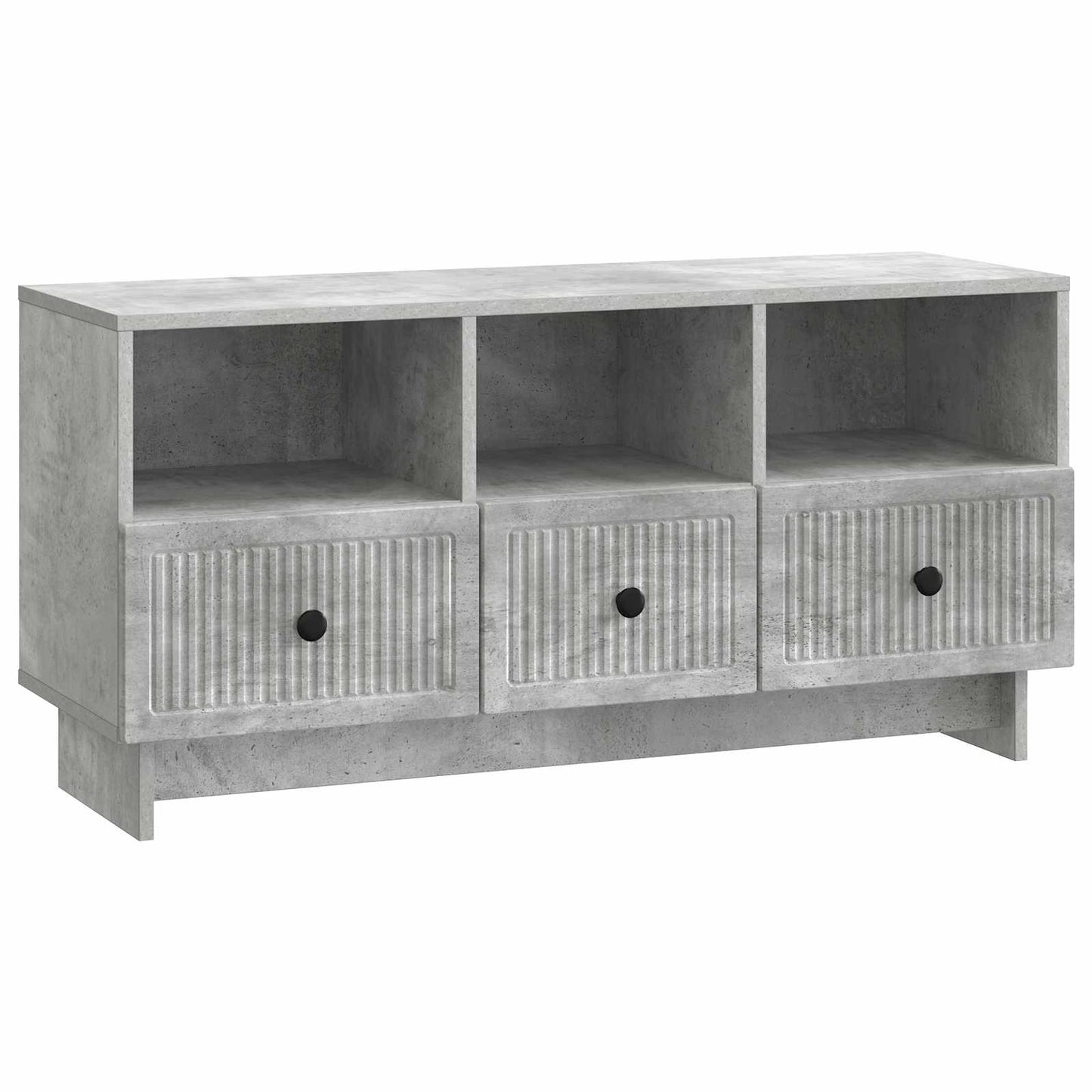 TV-Møbel Betonggrå TV-skap med skuff 102 x 34,5 x 50 cm