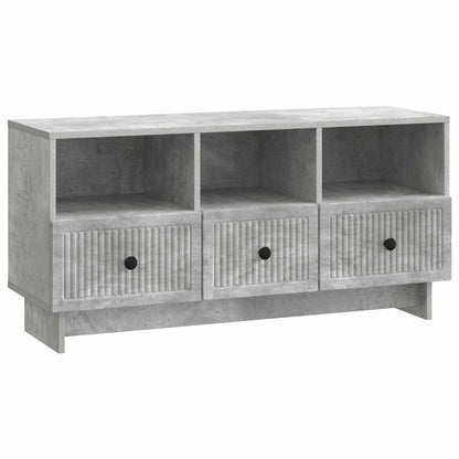 TV-Møbel Betonggrå TV-skap med skuff 102 x 34,5 x 50 cm