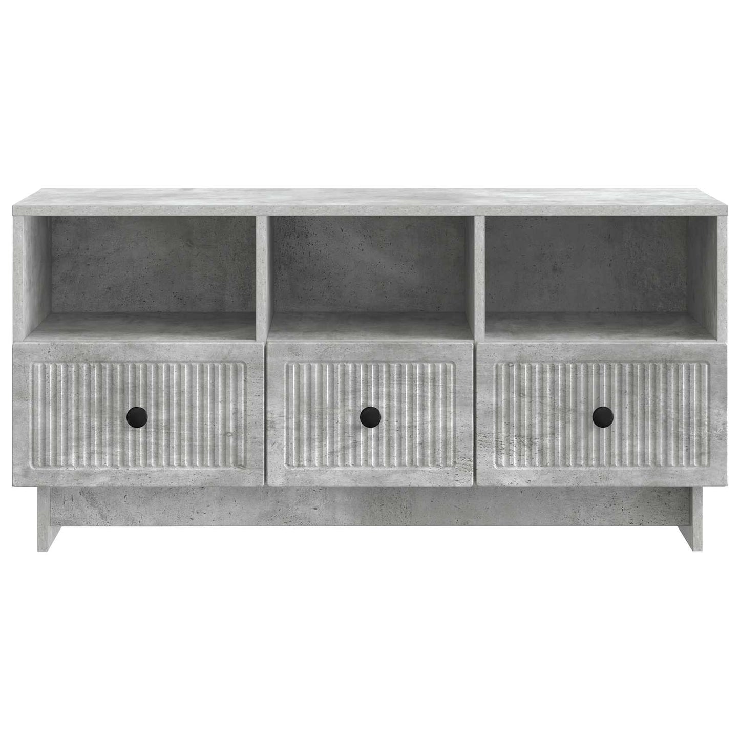 TV-Møbel Betonggrå TV-skap med skuff 102 x 34,5 x 50 cm