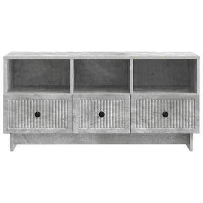 TV-Møbel Betonggrå TV-skap med skuff 102 x 34,5 x 50 cm