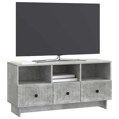 TV-Møbel Betonggrå TV-skap med skuff 102 x 34,5 x 50 cm