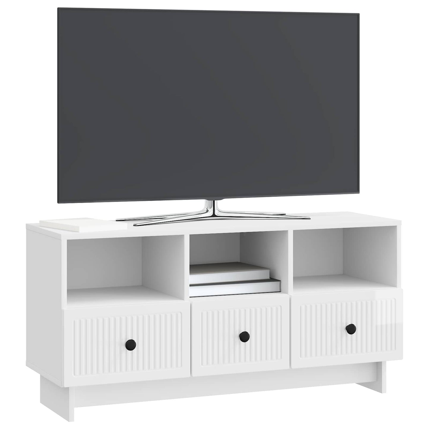 TV-Møbel Høgglans Hvit TV-skap 102 x 34,5 x 50 cm