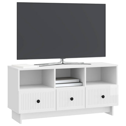 TV-Møbel Høgglans Hvit TV-skap 102 x 34,5 x 50 cm