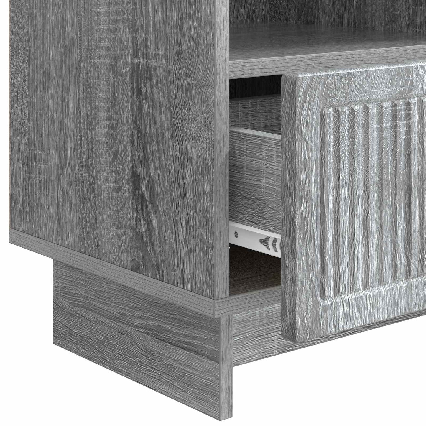 TV-Møbel Sonoma Grå TV-skap med skuff 102 x 34,5 x 50 cm