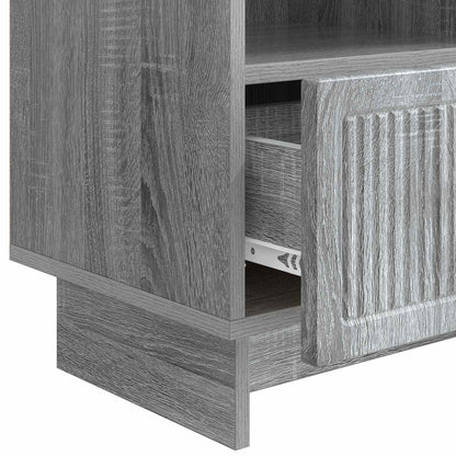 TV-Møbel Sonoma Grå TV-skap med skuff 102 x 34,5 x 50 cm