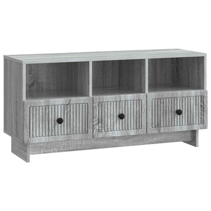 TV-Møbel Sonoma Grå TV-skap med skuff 102 x 34,5 x 50 cm