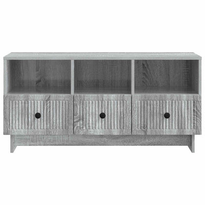 TV-Møbel Sonoma Grå TV-skap med skuff 102 x 34,5 x 50 cm