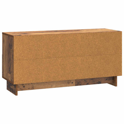 TV-Møbel Gammelt Tre TV-skap med skuff 102 x 34,5 x 50 cm