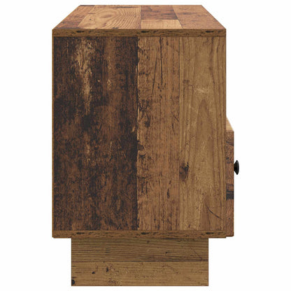 TV-Møbel Gammelt Tre TV-skap med skuff 102 x 34,5 x 50 cm