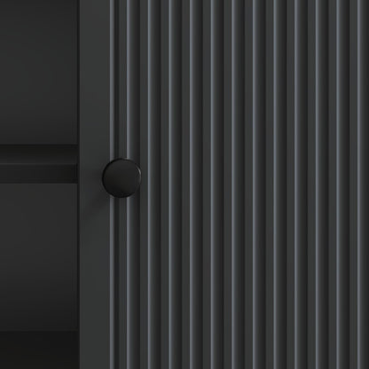 TV-skap Svart 150 x 31 x 50 cm Konstruert tre
