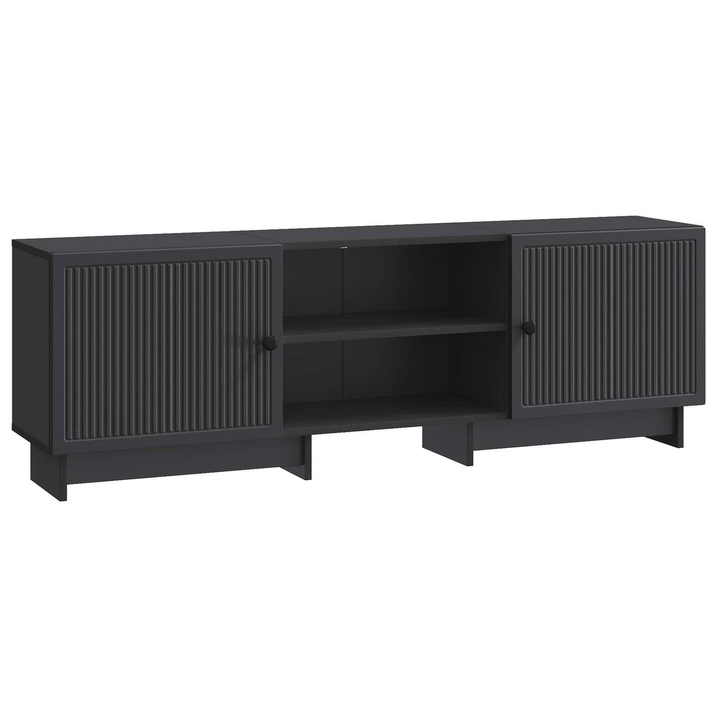 TV-skap Svart 150 x 31 x 50 cm Konstruert tre