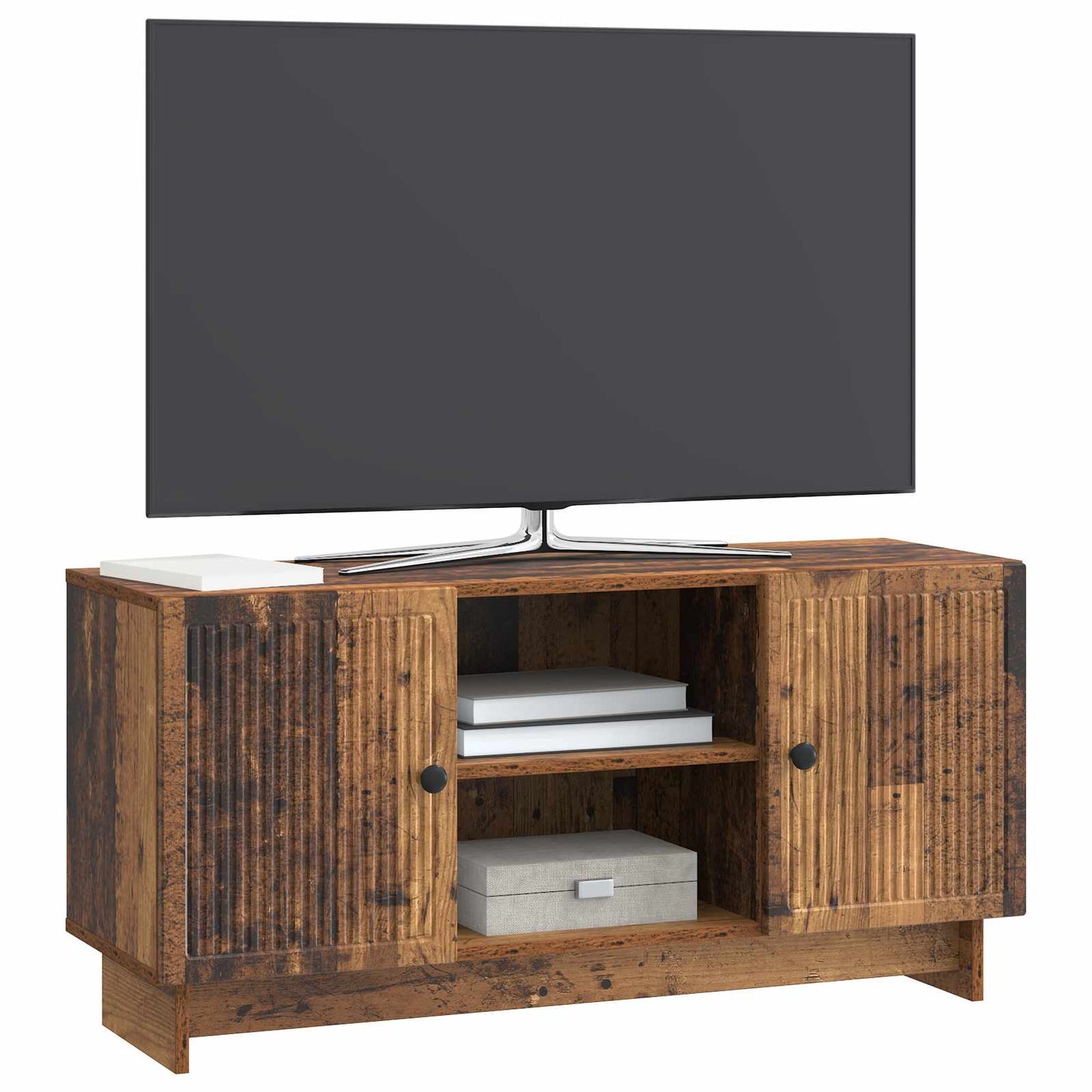 TV-skap Gammelt tre 102 x 34,5 x 50 cm Konstruert tre