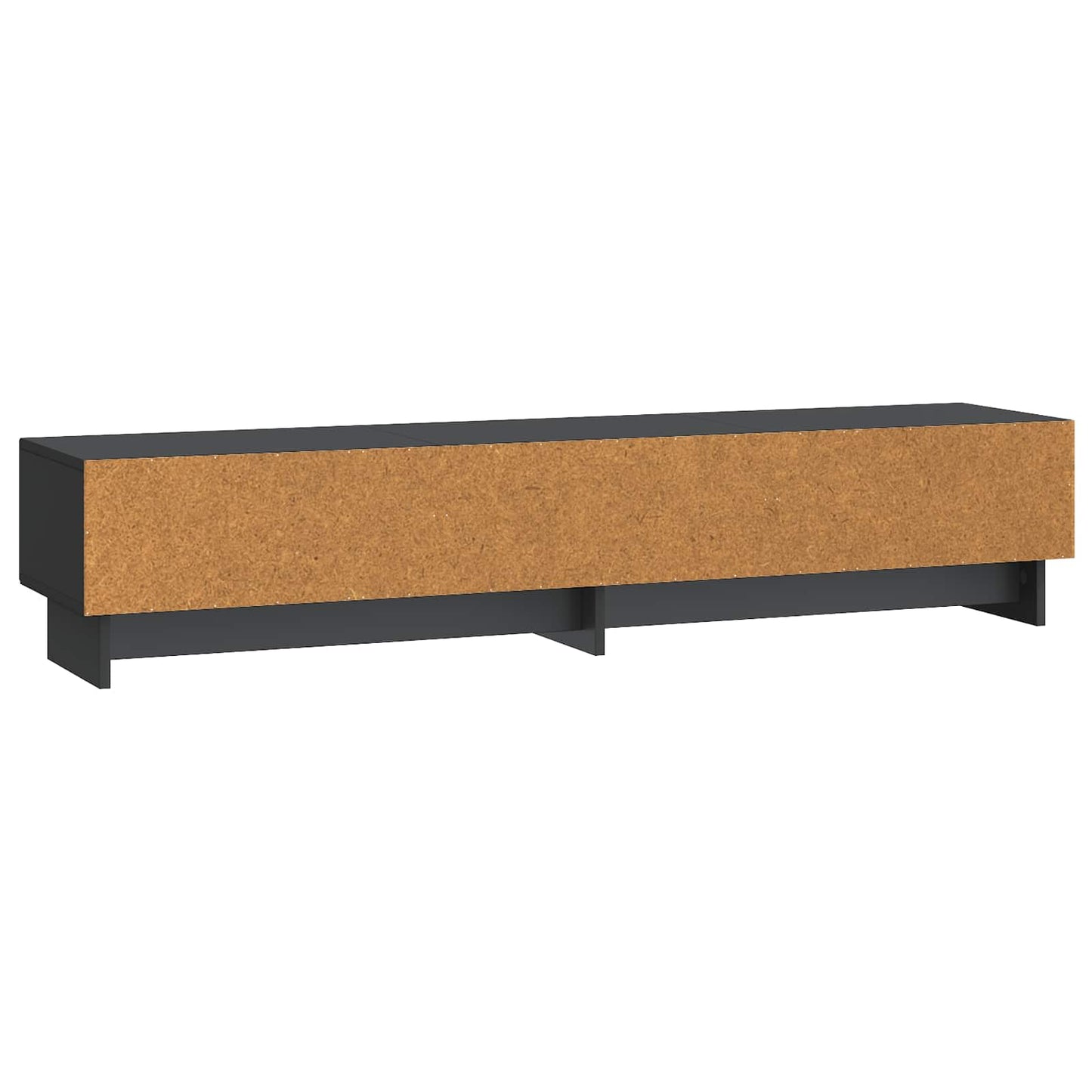TV-skap med skuff Svart 147 x 34,5 x 30 cm Konstruert tre