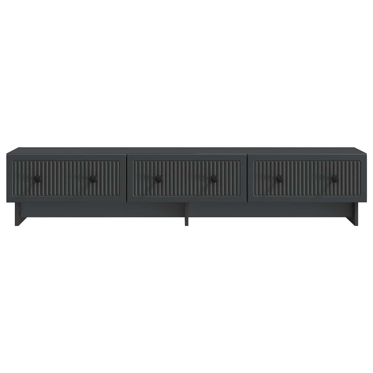 TV-skap med skuff Svart 147 x 34,5 x 30 cm Konstruert tre
