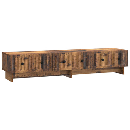 TV-skap med skuff Gammelt tre 147 x 34,5 x 30 cm Konstruert tre